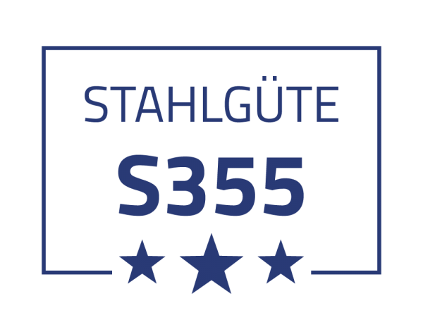 5m Laternenmast - Zopf Ø 60 mm (konisch, Stahl, verzinkt)