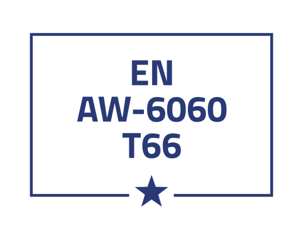 6m Alu Lichtmast - Zopf Ø 60 mm (konischer Aluminium Laternenmast)